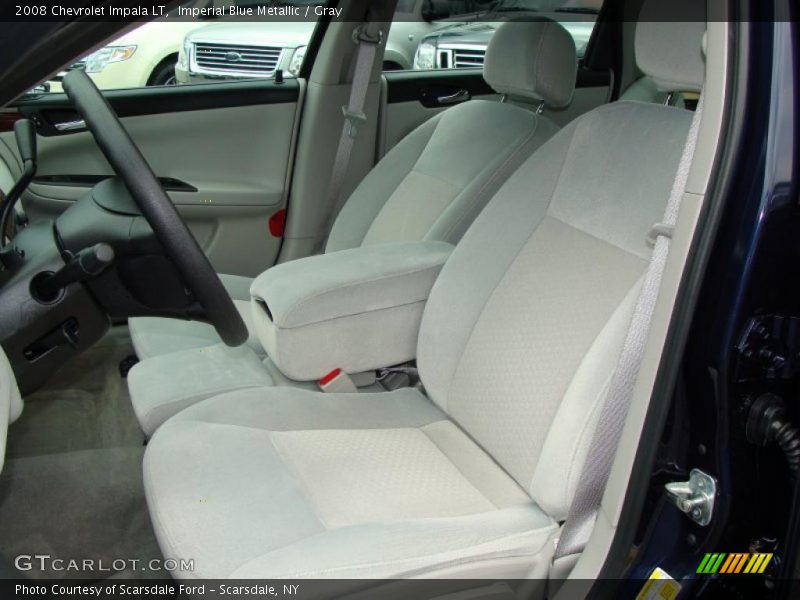Imperial Blue Metallic / Gray 2008 Chevrolet Impala LT