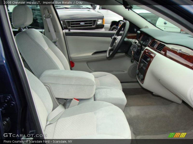 Imperial Blue Metallic / Gray 2008 Chevrolet Impala LT