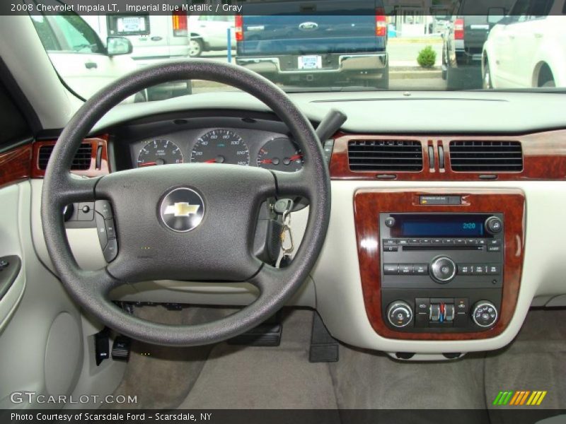 Imperial Blue Metallic / Gray 2008 Chevrolet Impala LT