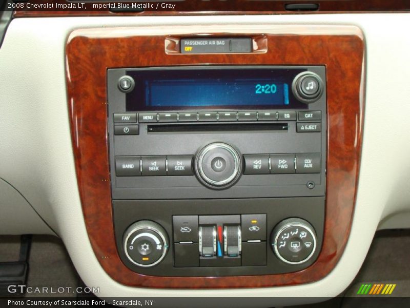 Imperial Blue Metallic / Gray 2008 Chevrolet Impala LT