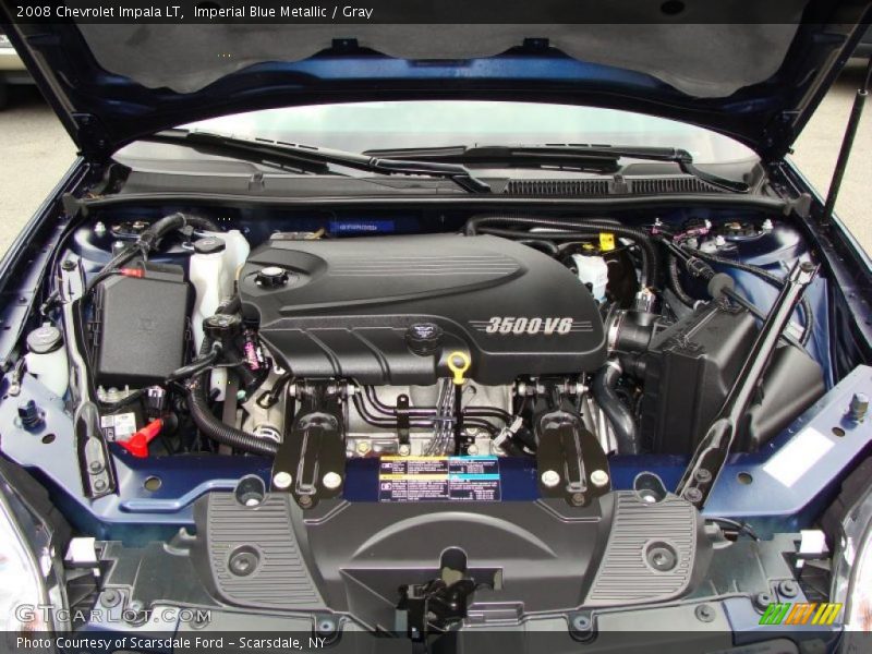 Imperial Blue Metallic / Gray 2008 Chevrolet Impala LT