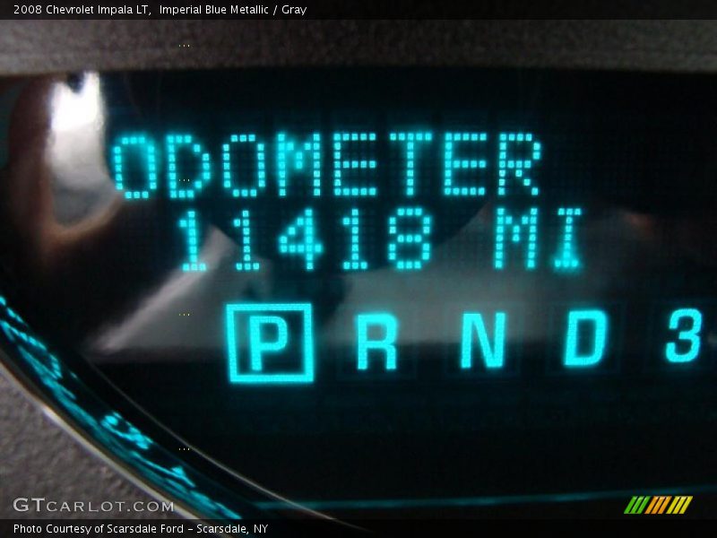 Imperial Blue Metallic / Gray 2008 Chevrolet Impala LT
