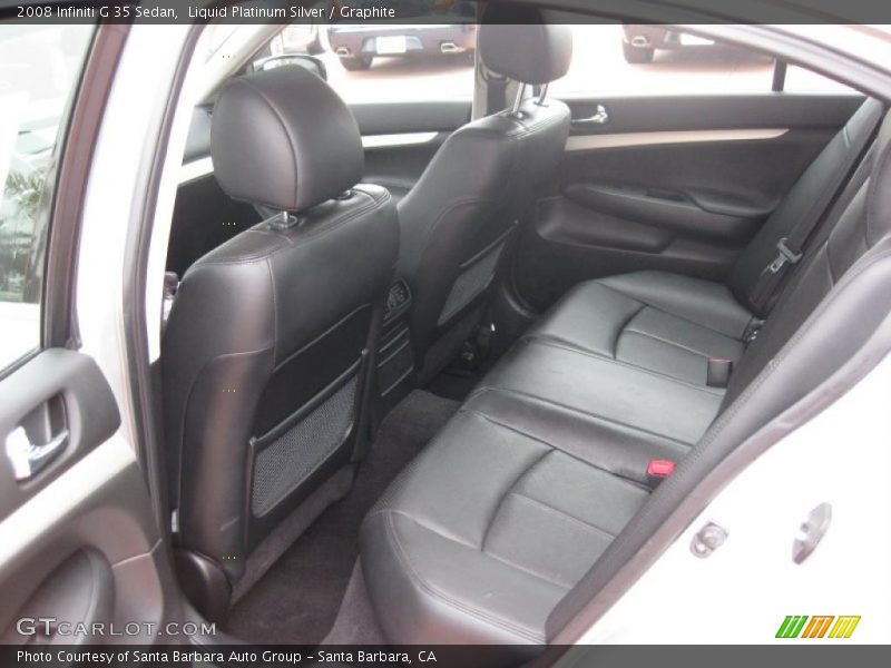 Liquid Platinum Silver / Graphite 2008 Infiniti G 35 Sedan