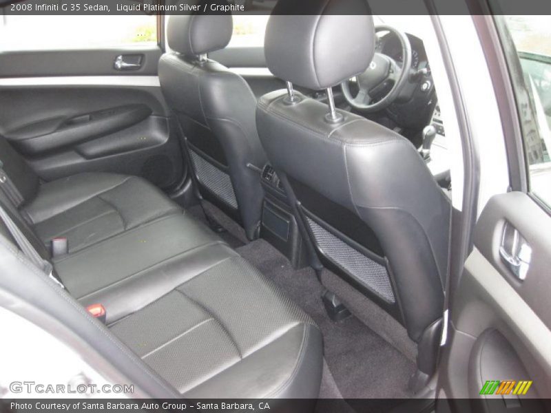 Liquid Platinum Silver / Graphite 2008 Infiniti G 35 Sedan