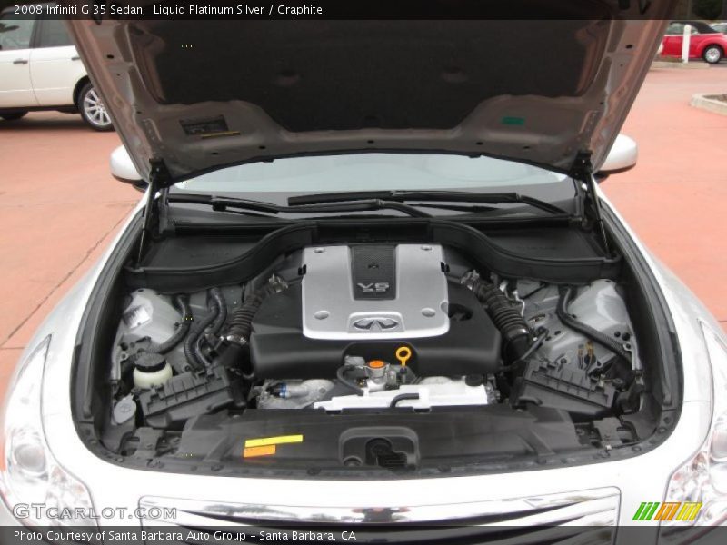 Liquid Platinum Silver / Graphite 2008 Infiniti G 35 Sedan