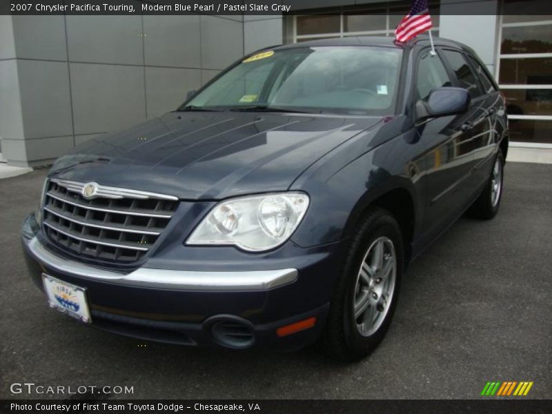 Modern Blue Pearl / Pastel Slate Gray 2007 Chrysler Pacifica Touring