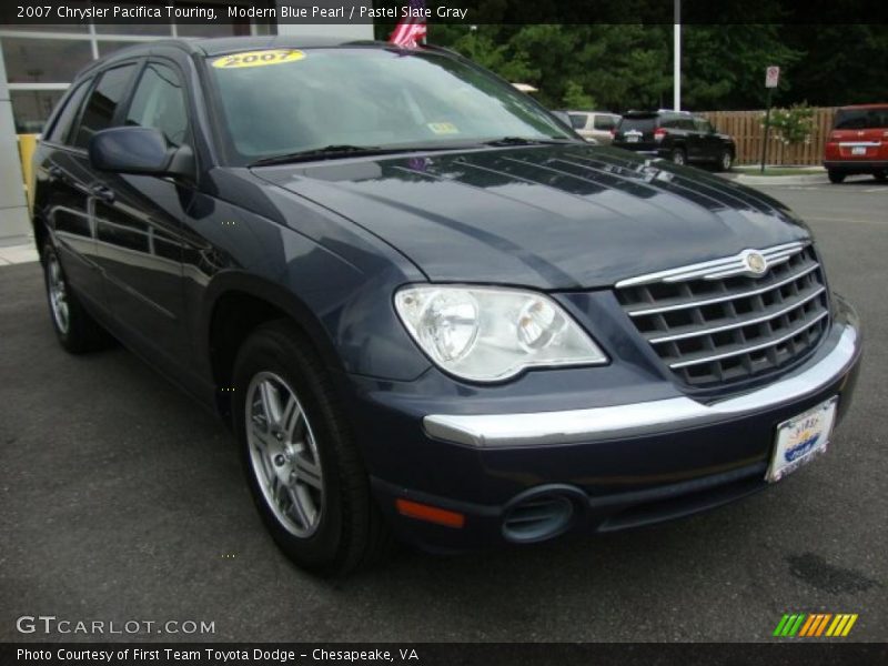 Modern Blue Pearl / Pastel Slate Gray 2007 Chrysler Pacifica Touring
