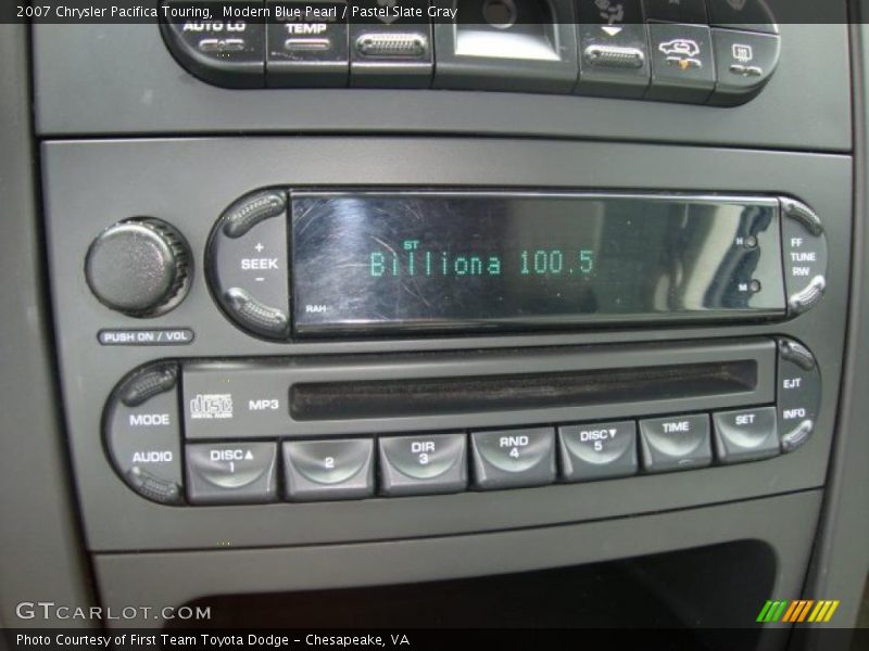 Modern Blue Pearl / Pastel Slate Gray 2007 Chrysler Pacifica Touring