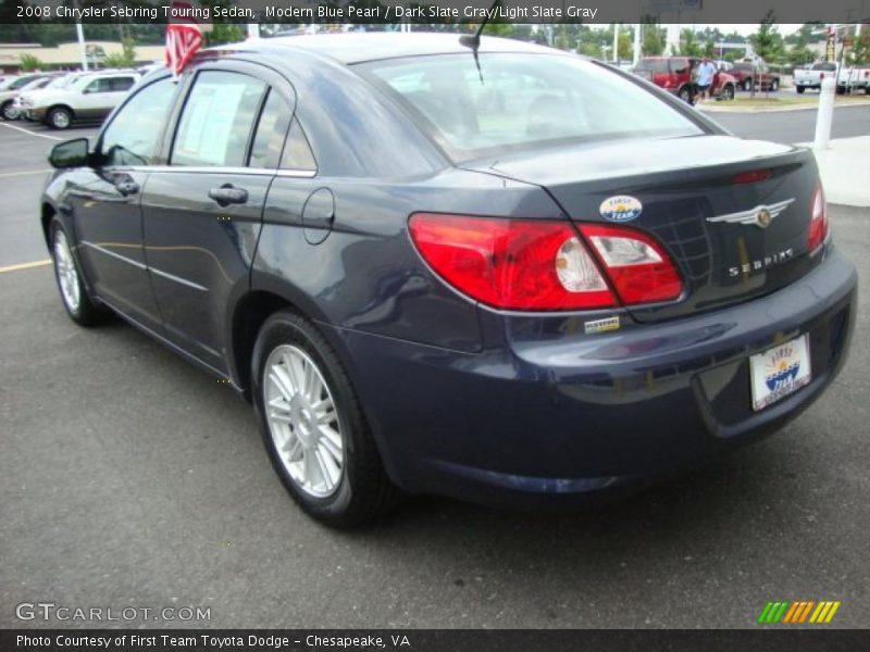 Modern Blue Pearl / Dark Slate Gray/Light Slate Gray 2008 Chrysler Sebring Touring Sedan