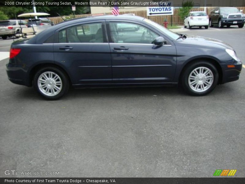 Modern Blue Pearl / Dark Slate Gray/Light Slate Gray 2008 Chrysler Sebring Touring Sedan