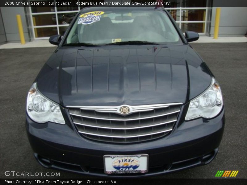 Modern Blue Pearl / Dark Slate Gray/Light Slate Gray 2008 Chrysler Sebring Touring Sedan