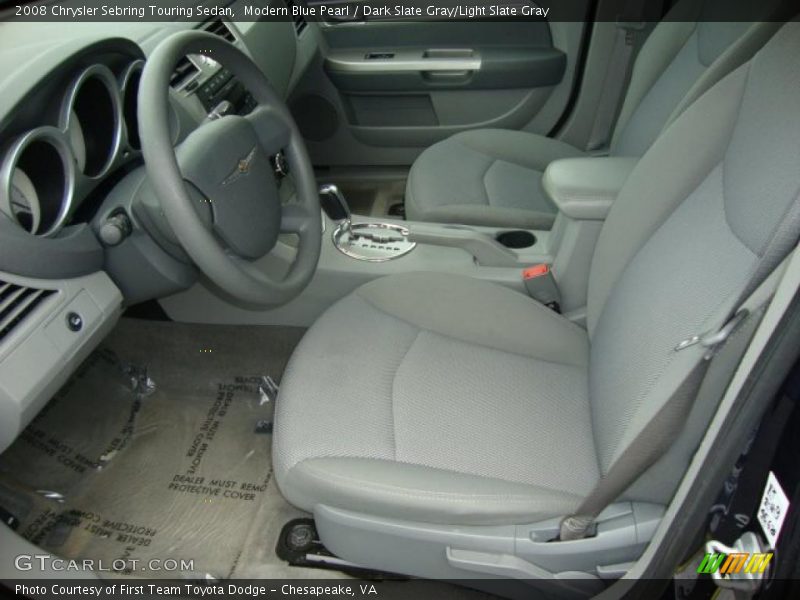 Modern Blue Pearl / Dark Slate Gray/Light Slate Gray 2008 Chrysler Sebring Touring Sedan