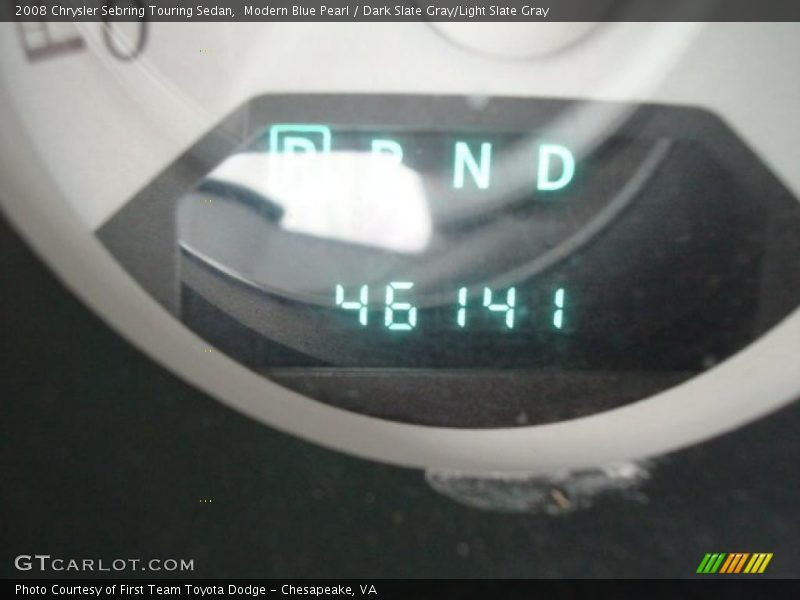 Modern Blue Pearl / Dark Slate Gray/Light Slate Gray 2008 Chrysler Sebring Touring Sedan