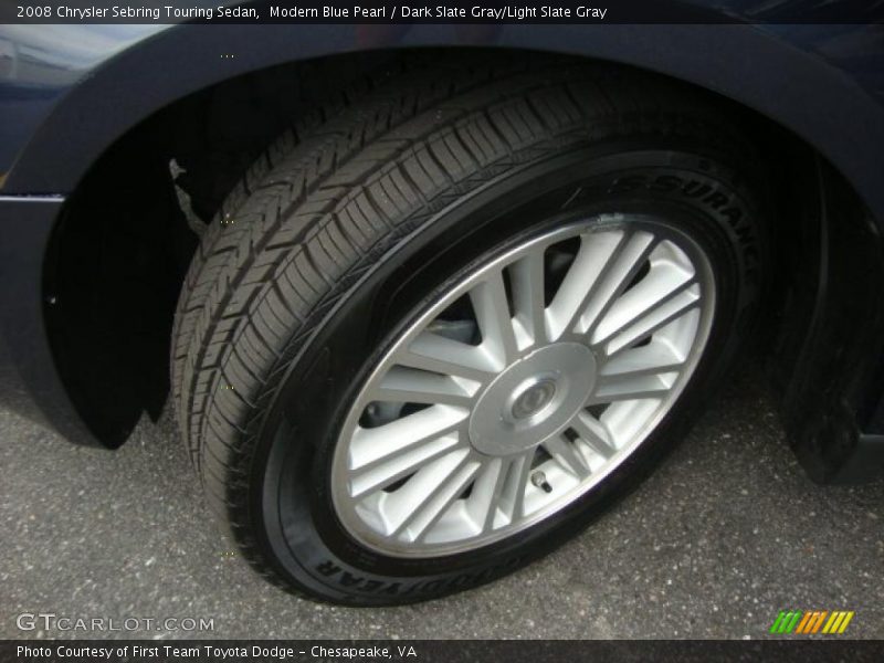 Modern Blue Pearl / Dark Slate Gray/Light Slate Gray 2008 Chrysler Sebring Touring Sedan