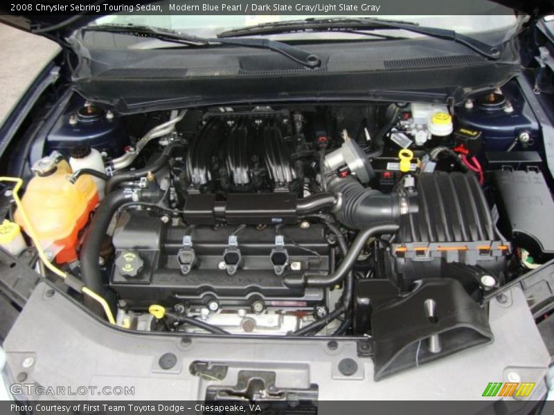 Modern Blue Pearl / Dark Slate Gray/Light Slate Gray 2008 Chrysler Sebring Touring Sedan