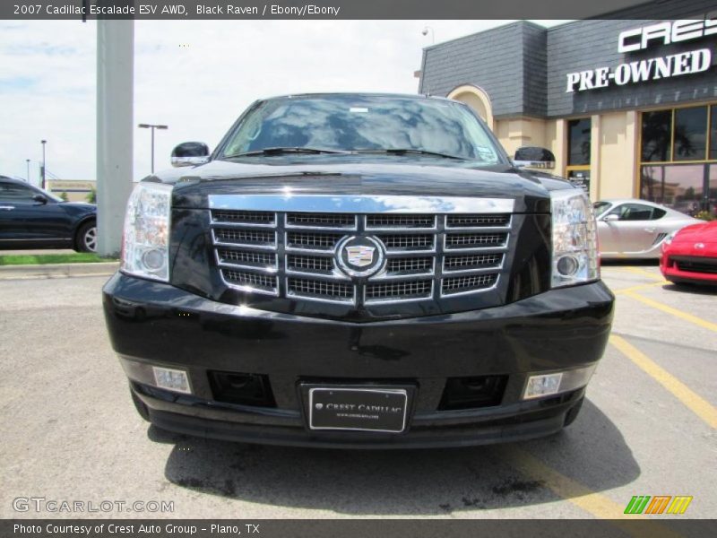 Black Raven / Ebony/Ebony 2007 Cadillac Escalade ESV AWD