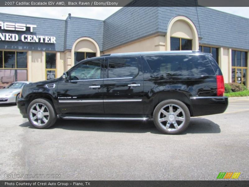 Black Raven / Ebony/Ebony 2007 Cadillac Escalade ESV AWD