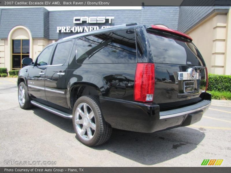 Black Raven / Ebony/Ebony 2007 Cadillac Escalade ESV AWD