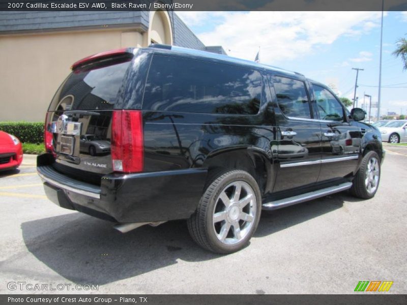 Black Raven / Ebony/Ebony 2007 Cadillac Escalade ESV AWD