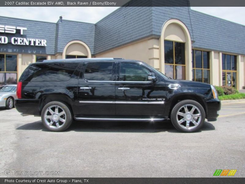 Black Raven / Ebony/Ebony 2007 Cadillac Escalade ESV AWD