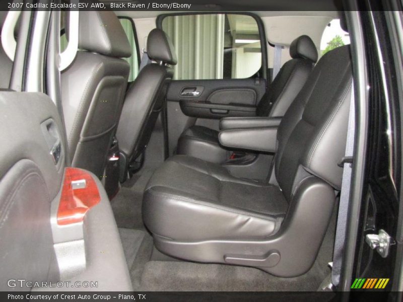 Black Raven / Ebony/Ebony 2007 Cadillac Escalade ESV AWD