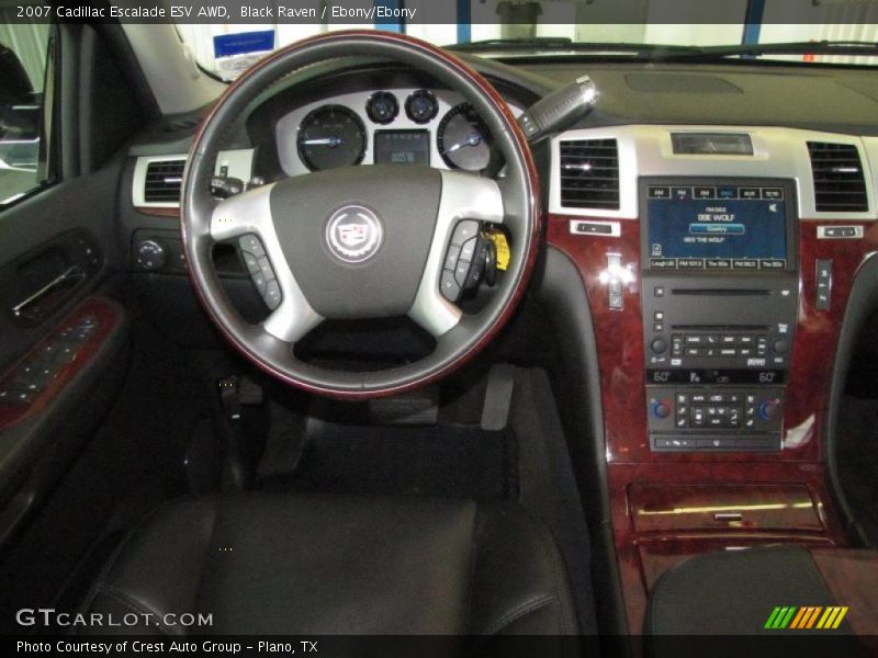 Black Raven / Ebony/Ebony 2007 Cadillac Escalade ESV AWD