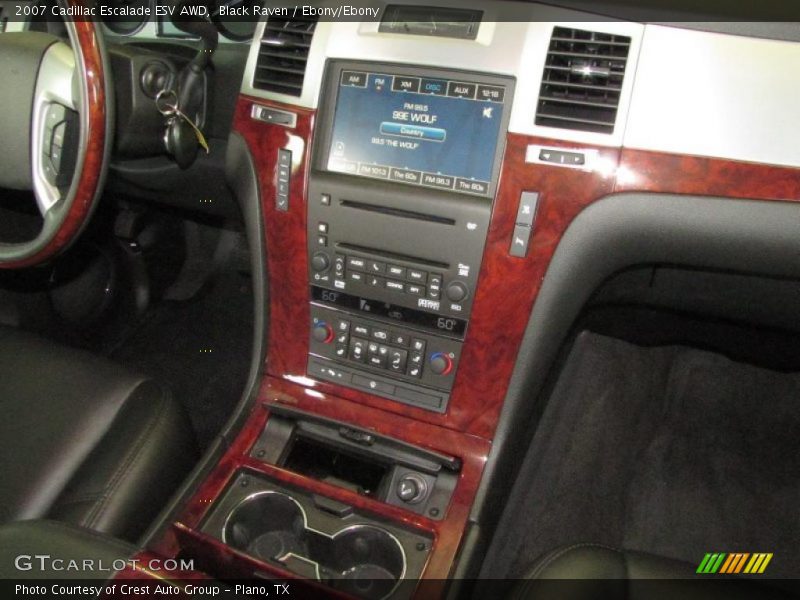 Black Raven / Ebony/Ebony 2007 Cadillac Escalade ESV AWD
