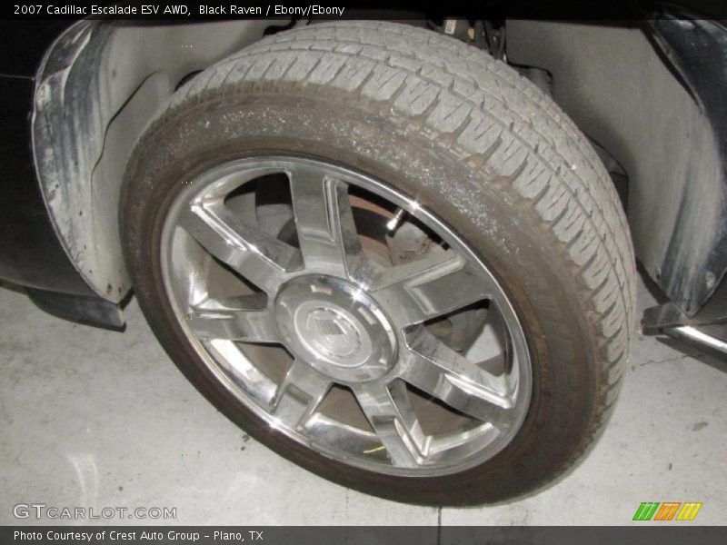Black Raven / Ebony/Ebony 2007 Cadillac Escalade ESV AWD