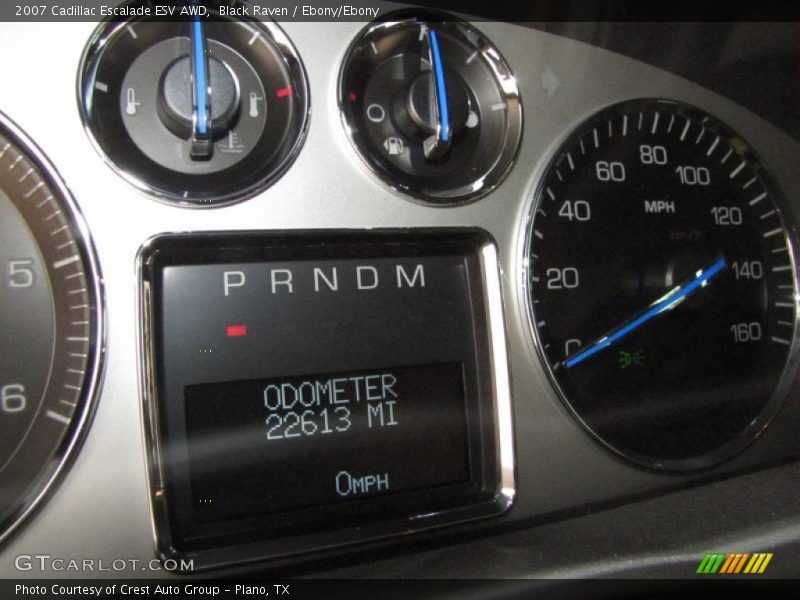 Black Raven / Ebony/Ebony 2007 Cadillac Escalade ESV AWD
