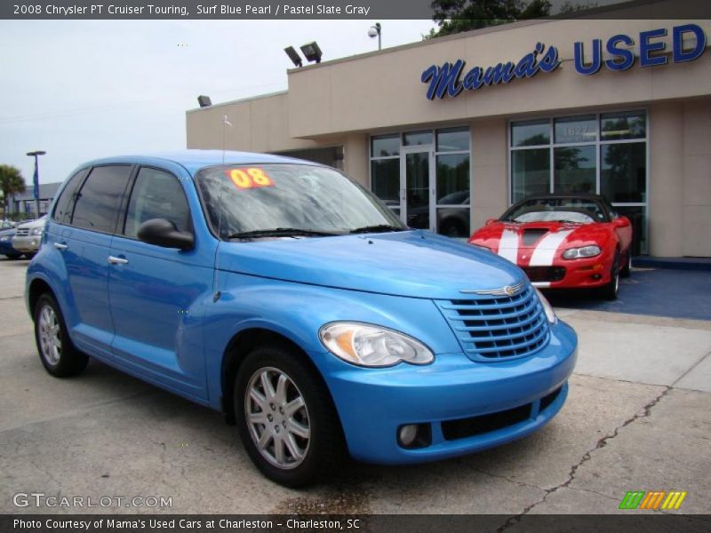 Surf Blue Pearl / Pastel Slate Gray 2008 Chrysler PT Cruiser Touring