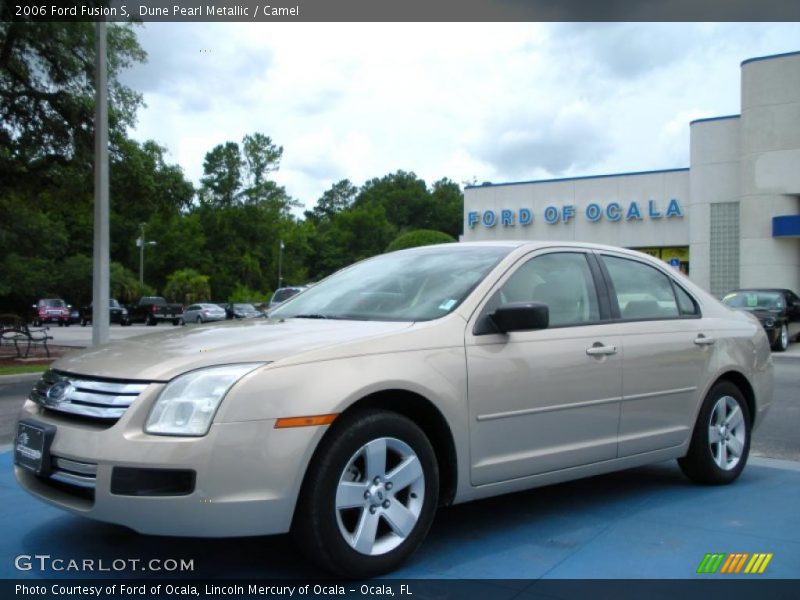 Dune Pearl Metallic / Camel 2006 Ford Fusion S