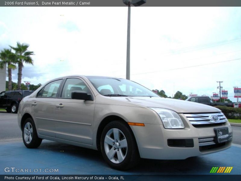 Dune Pearl Metallic / Camel 2006 Ford Fusion S