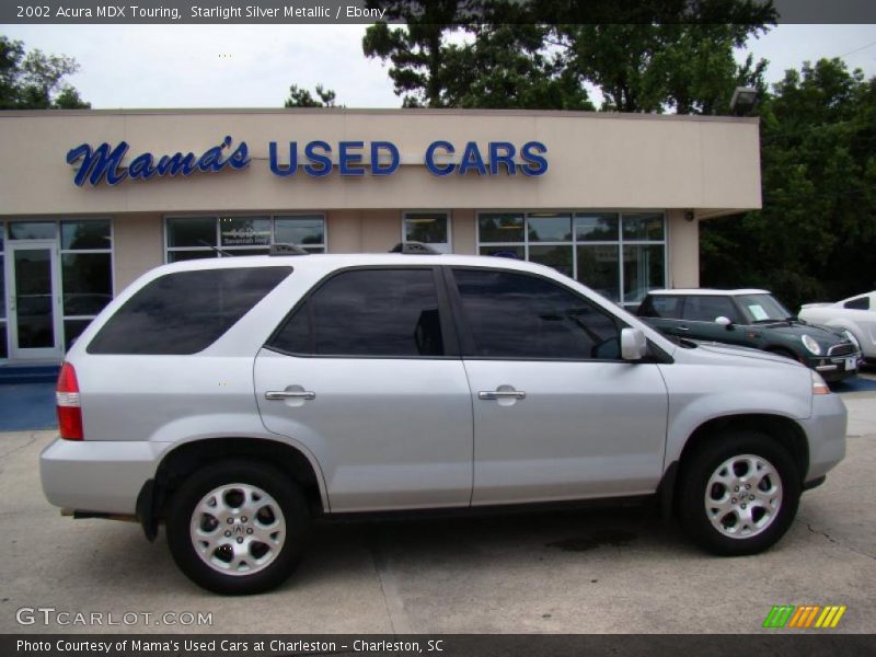 Starlight Silver Metallic / Ebony 2002 Acura MDX Touring