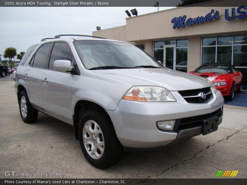 Starlight Silver Metallic / Ebony 2002 Acura MDX Touring