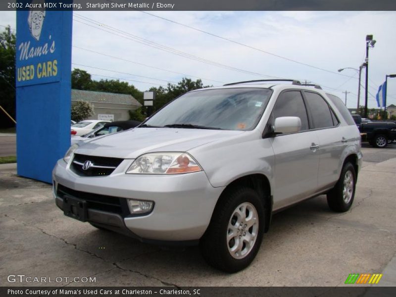 Starlight Silver Metallic / Ebony 2002 Acura MDX Touring