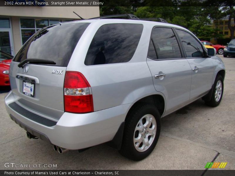 Starlight Silver Metallic / Ebony 2002 Acura MDX Touring