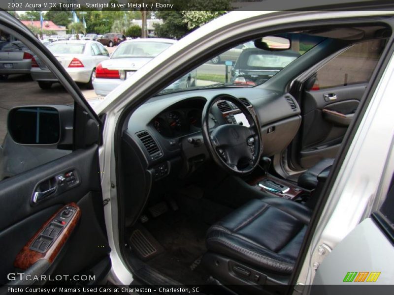 Starlight Silver Metallic / Ebony 2002 Acura MDX Touring
