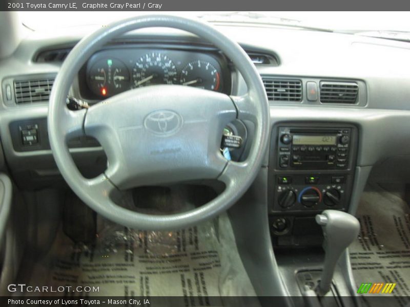 Graphite Gray Pearl / Gray 2001 Toyota Camry LE