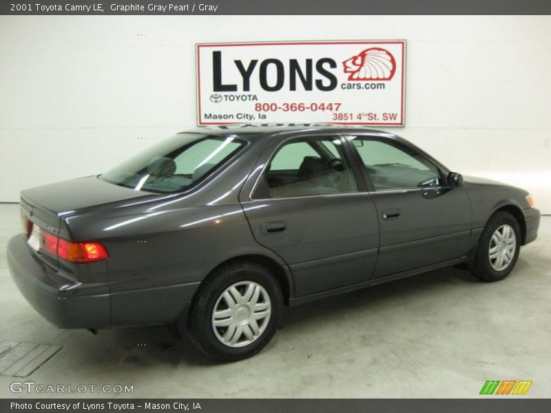 Graphite Gray Pearl / Gray 2001 Toyota Camry LE