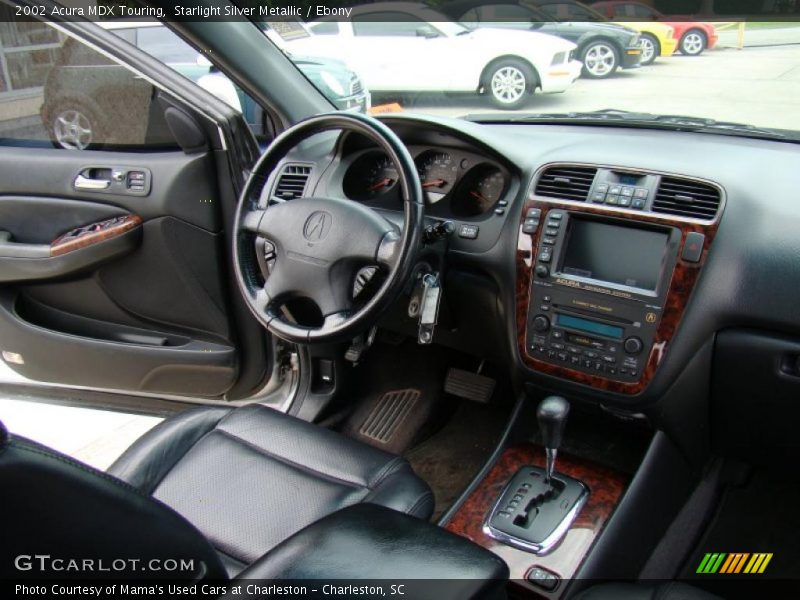 Starlight Silver Metallic / Ebony 2002 Acura MDX Touring