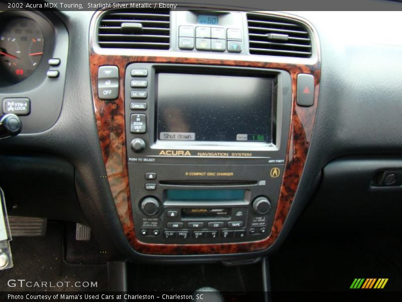 Starlight Silver Metallic / Ebony 2002 Acura MDX Touring