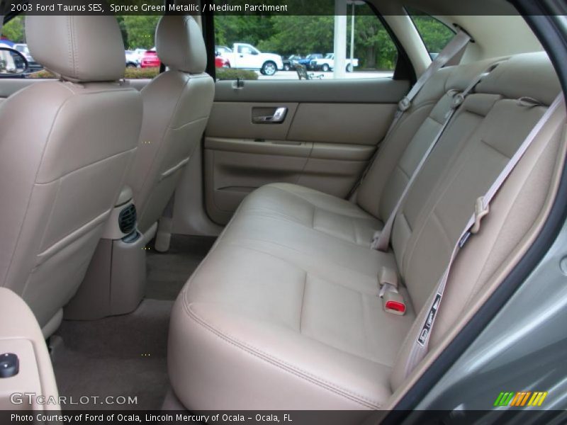 Spruce Green Metallic / Medium Parchment 2003 Ford Taurus SES
