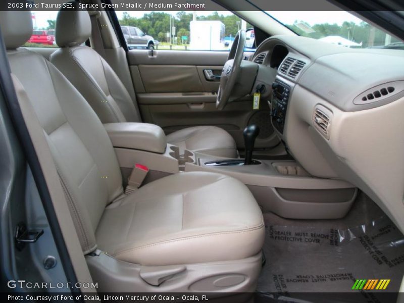 Spruce Green Metallic / Medium Parchment 2003 Ford Taurus SES