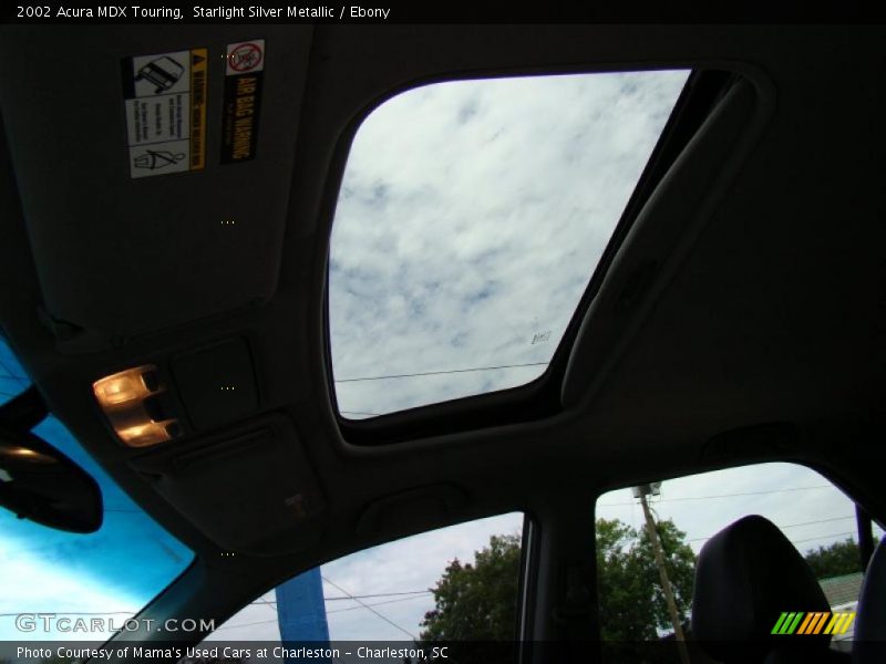 Starlight Silver Metallic / Ebony 2002 Acura MDX Touring