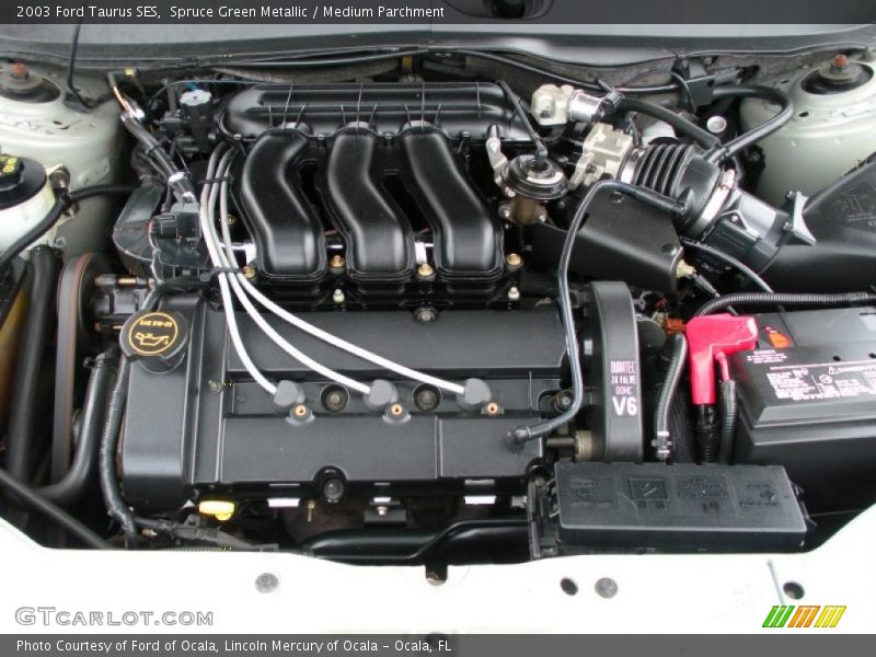 Spruce Green Metallic / Medium Parchment 2003 Ford Taurus SES