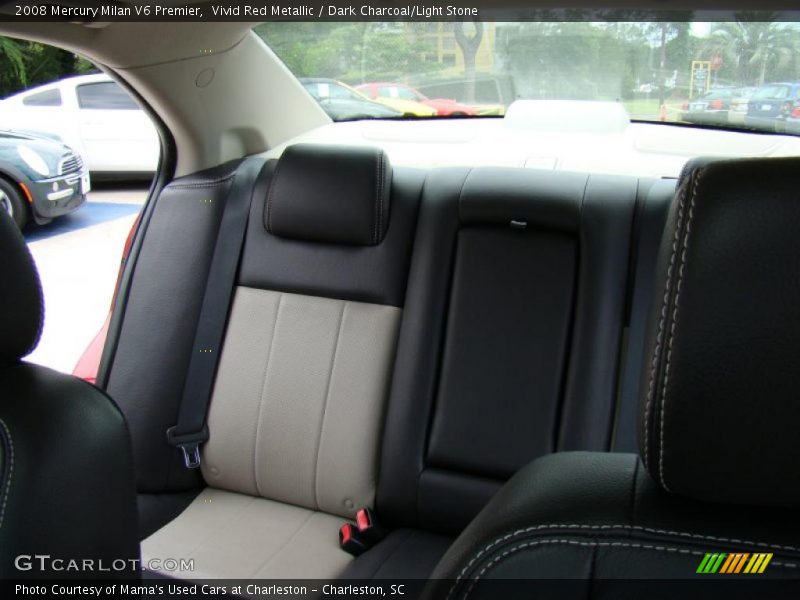 Vivid Red Metallic / Dark Charcoal/Light Stone 2008 Mercury Milan V6 Premier