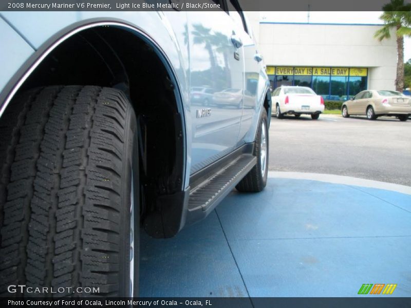 Light Ice Blue Metallic / Black/Stone 2008 Mercury Mariner V6 Premier