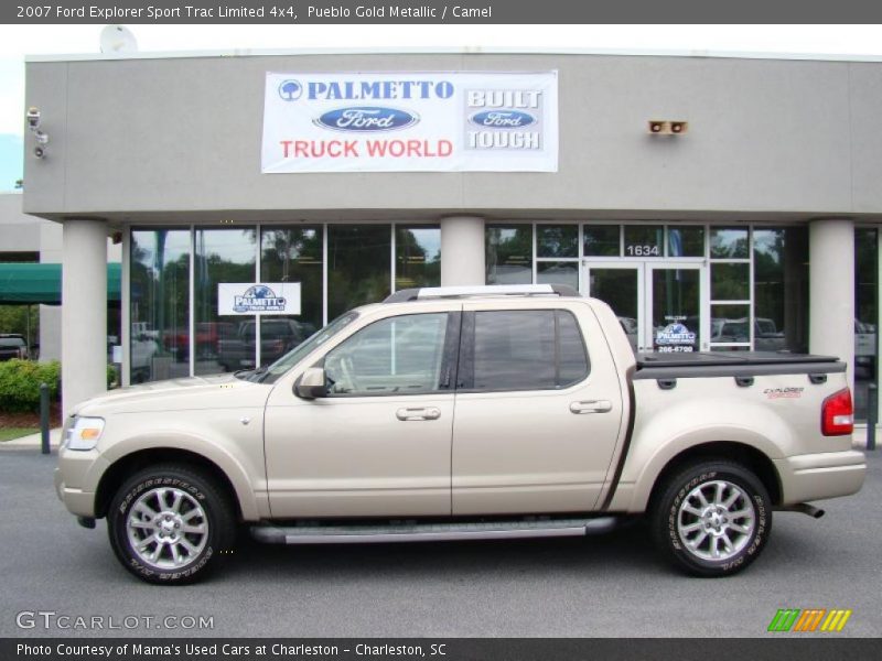 Pueblo Gold Metallic / Camel 2007 Ford Explorer Sport Trac Limited 4x4