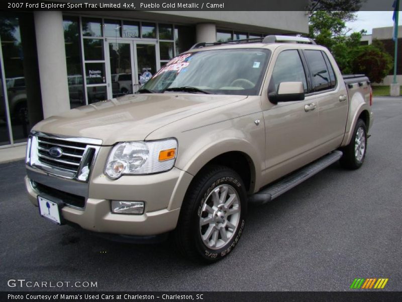 Pueblo Gold Metallic / Camel 2007 Ford Explorer Sport Trac Limited 4x4