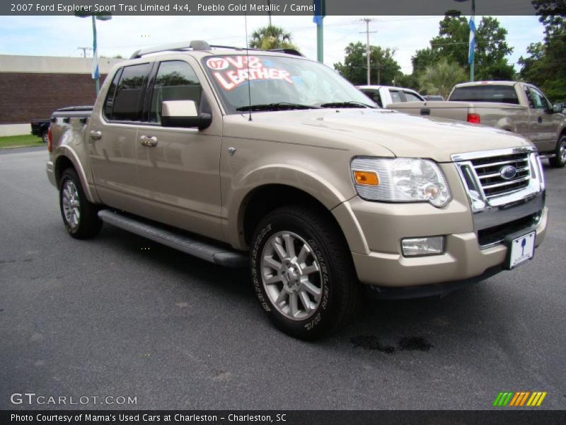 Pueblo Gold Metallic / Camel 2007 Ford Explorer Sport Trac Limited 4x4
